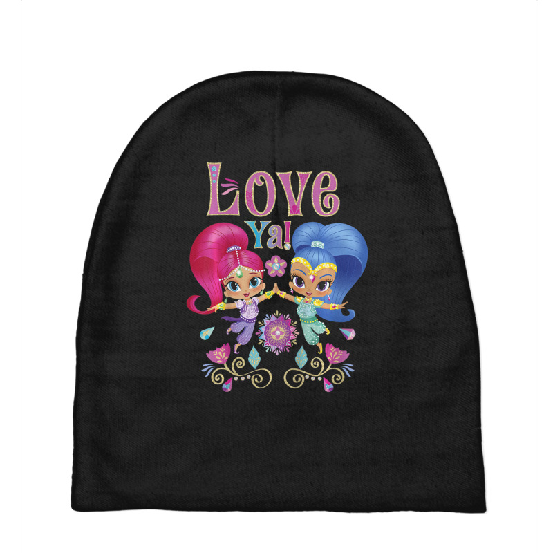 Kids Shimmer And Shine Love Ya Gem Collage Portrait Baby Beanies by cm-arts | Artistshot