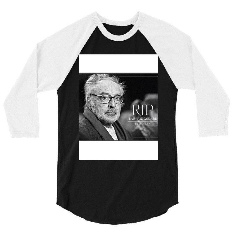 Rip Jean Luc Godard 3/4 Sleeve Shirt | Artistshot