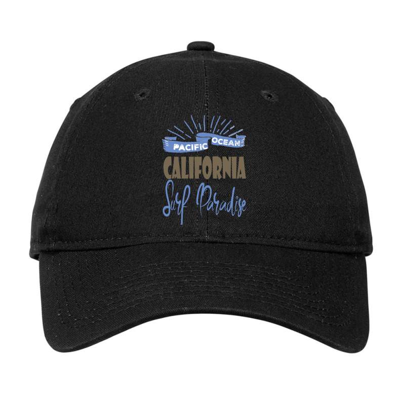 Pacific Ocean California Surf Paradise Adjustable Cap by cm-arts | Artistshot