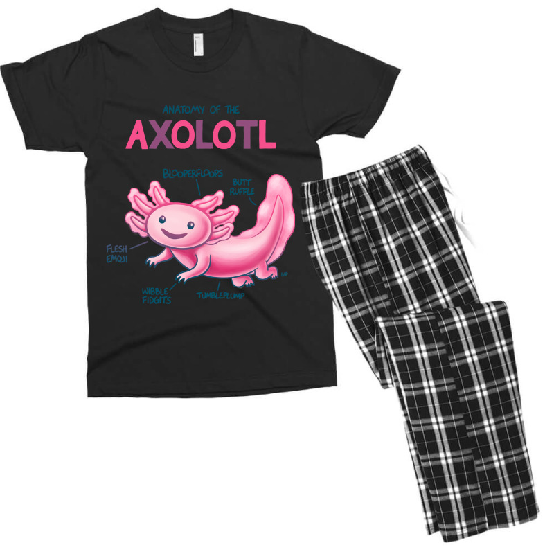 Anatomy Of The Axolotl Men's T-shirt Pajama Set | Artistshot