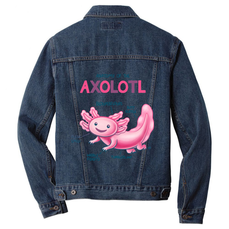 Anatomy Of The Axolotl Men Denim Jacket | Artistshot