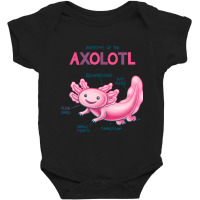 Anatomy Of The Axolotl Baby Bodysuit | Artistshot