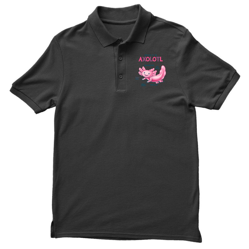 Anatomy Of The Axolotl Men's Polo Shirt | Artistshot