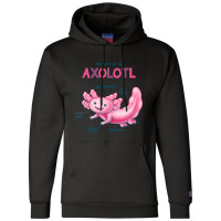 Anatomy Of The Axolotl Champion Hoodie | Artistshot