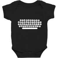 Typewriter Novel Author Book Writer Literary Editor Baby Bodysuit | Artistshot