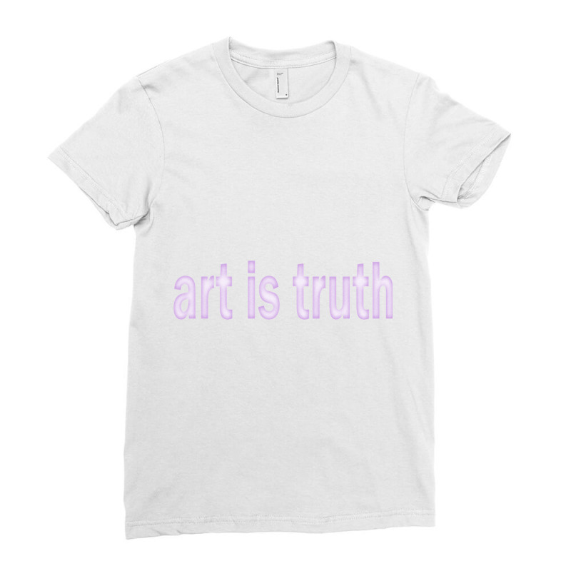 Art Is Truth Steven Wilson Ladies Fitted T-Shirt by cm-arts | Artistshot