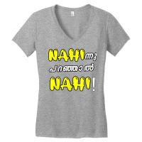 Funny Nahi Hindi Keralite Malayali Malayalam T Shirt Women's V-neck T-shirt | Artistshot