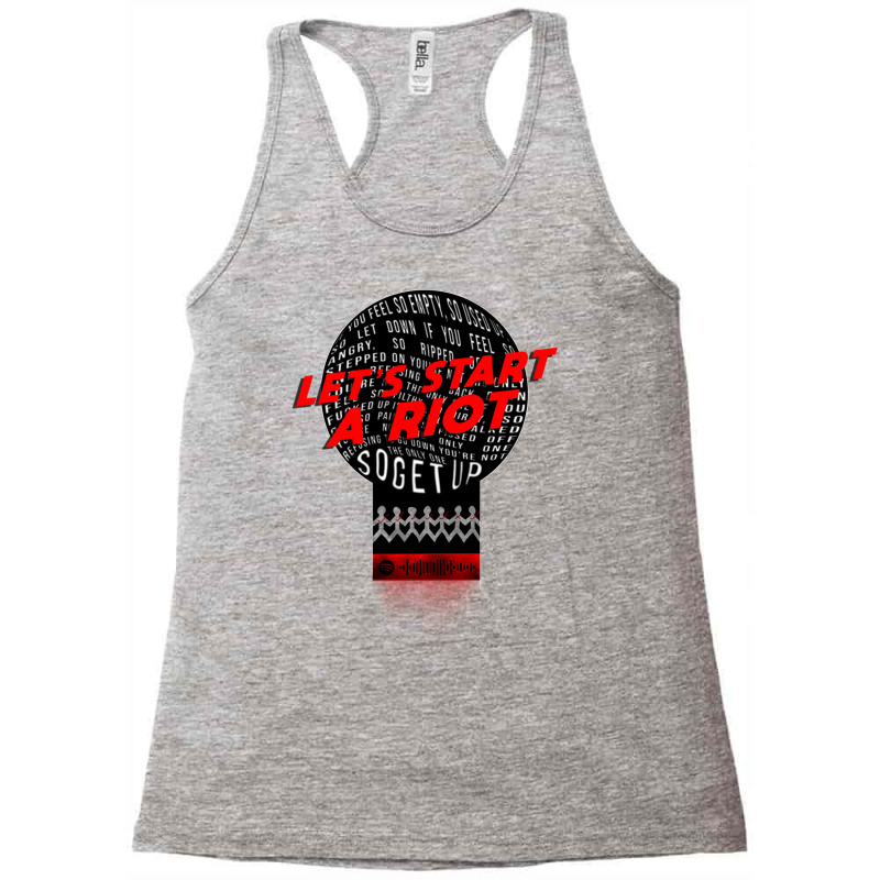 Let_s Start A Riot! Remastered Racerback Tank | Artistshot