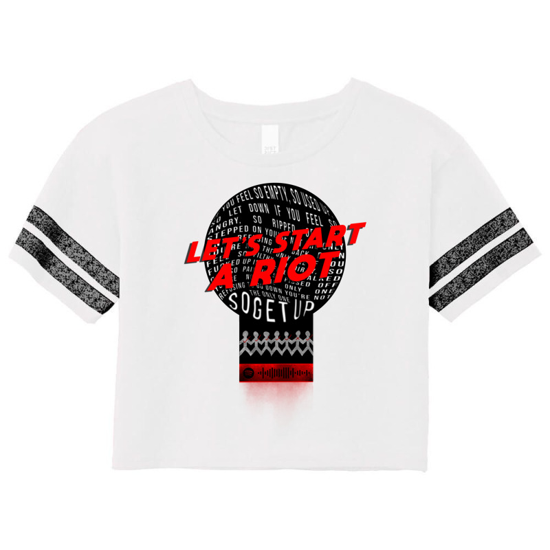 Let_s Start A Riot! Remastered Scorecard Crop Tee | Artistshot