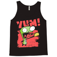 Invader Zim Gir Screaming Yum! Taco Portrait Tank Top | Artistshot