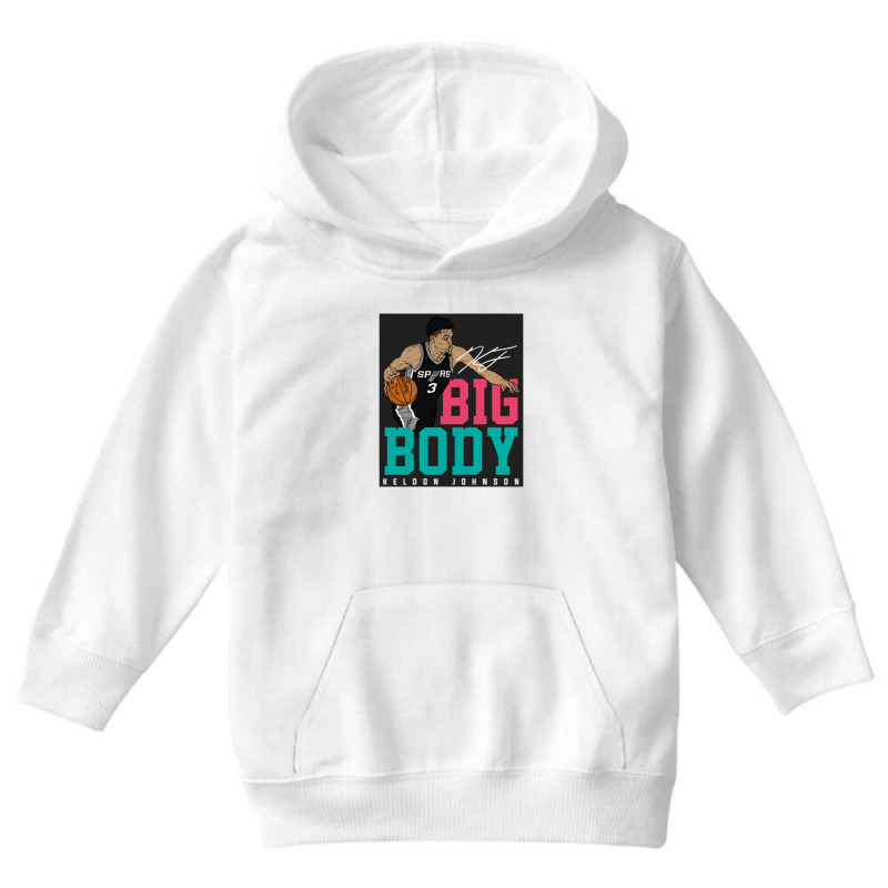 Big Body   Keldon Johnson Youth Hoodie by trexsapiensord | Artistshot