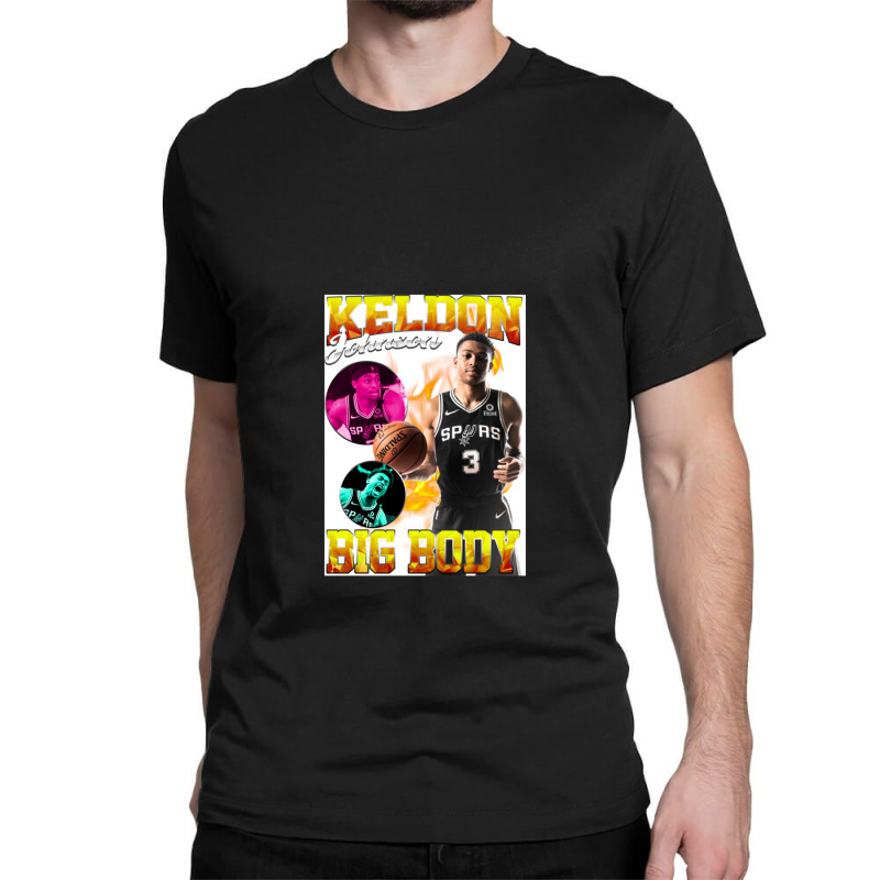 Big Body Vintage   Keldon Johnson Classic T-shirt by trexsapiensord | Artistshot