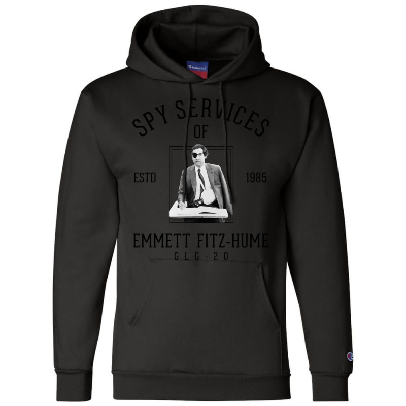 C:\users\dell\desktop\l2\chung 7\spies Like Us Spy Services Of Emmett  Champion Hoodie | Artistshot