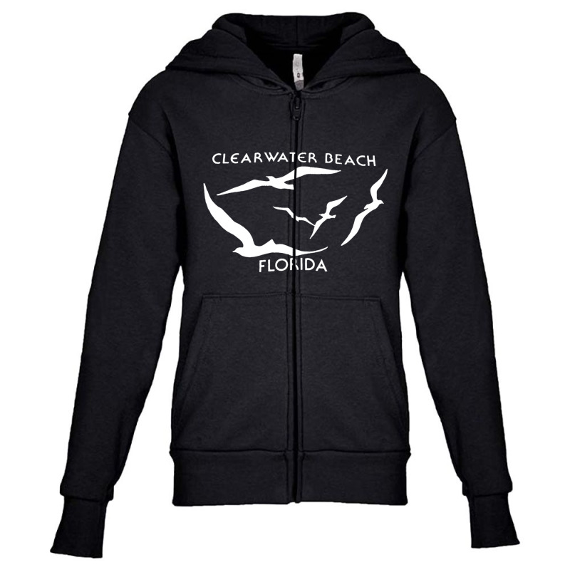 Clearwater Beach Florida, Clearwater, Beach, Florida, Clearwater Beach Youth Zipper Hoodie by cm-arts | Artistshot