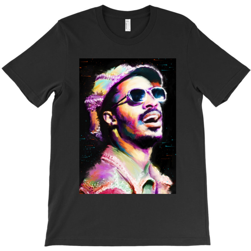 C:\users\dell\desktop\l2\chung 7\stevie Wonder Abstract Colorful Pop A T-shirt | Artistshot