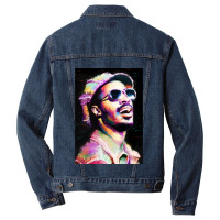 C:\users\dell\desktop\l2\chung 7\stevie Wonder Abstract Colorful Pop A Men Denim Jacket | Artistshot