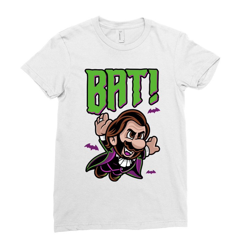 Bat Vamp Ladies Fitted T-Shirt by cm-arts | Artistshot