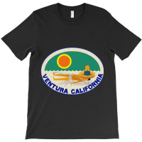 Ventura California Vintage Beach Travel Pacific Ocean T-shirt | Artistshot