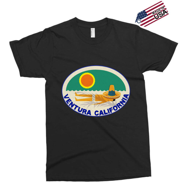 Ventura California Vintage Beach Travel Pacific Ocean Exclusive T-shirt | Artistshot