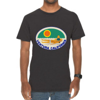 Ventura California Vintage Beach Travel Pacific Ocean Vintage T-shirt | Artistshot