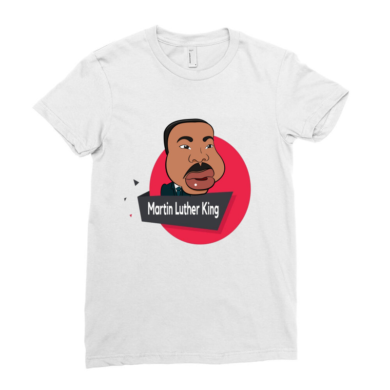 Martin Luther King Ladies Fitted T-Shirt by winand | Artistshot