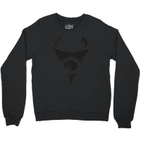 Invader Zim Irken Symbol Black Spray Paint Stencil Crewneck Sweatshirt | Artistshot