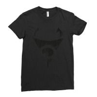 Invader Zim Irken Symbol Black Spray Paint Stencil Ladies Fitted T-shirt | Artistshot