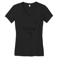 Invader Zim Irken Symbol Black Spray Paint Stencil Women's V-neck T-shirt | Artistshot