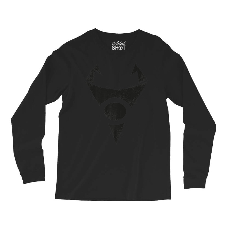 Invader Zim Irken Symbol Black Spray Paint Stencil Long Sleeve Shirts by cm-arts | Artistshot