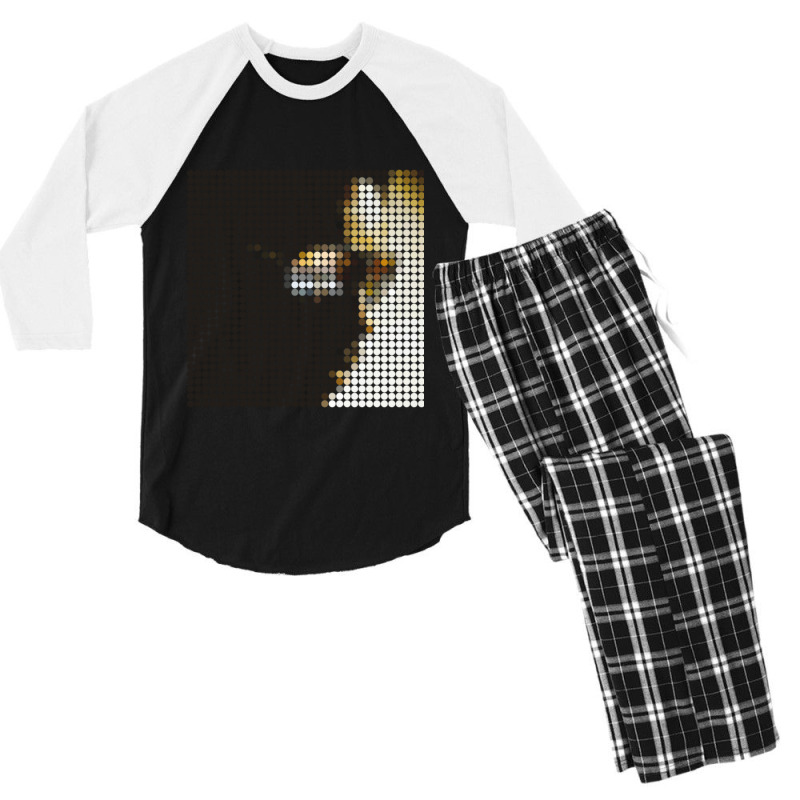 C:\users\dell\desktop\l2\chung 7\stevie Wonder Music Of My Mind.png Men's 3/4 Sleeve Pajama Set | Artistshot