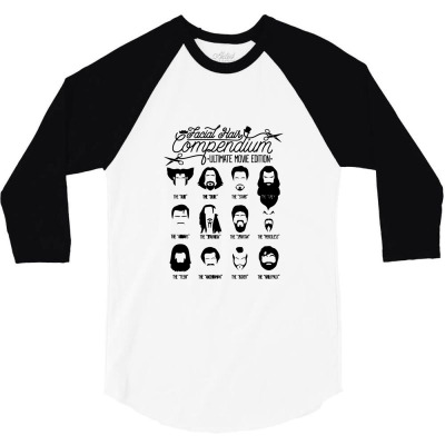 Movie Facial Hair Compendium   The Hangover 3/4 Sleeve Shirt Designed By Themessypainter