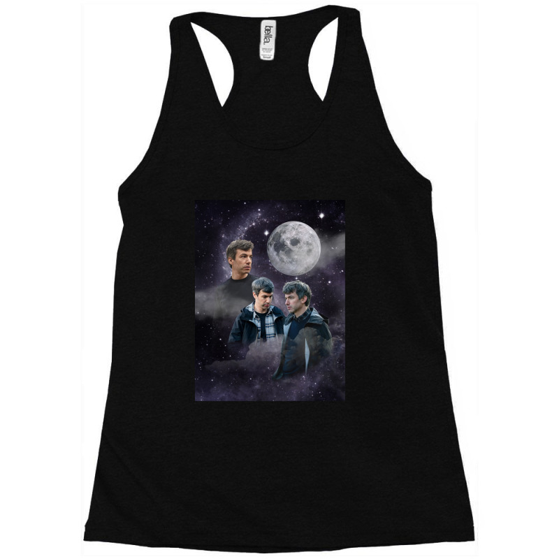 Nathan Fielder Dramatic Galaxy Wolf Print Style Racerback Tank by cm-arts | Artistshot