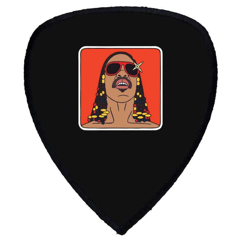 C:\users\dell\desktop\l2\chung 7\stevie Wonder Retro Wonder.png Shield S Patch | Artistshot