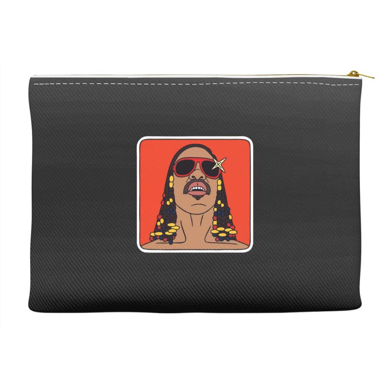 C:\users\dell\desktop\l2\chung 7\stevie Wonder Retro Wonder.png Accessory Pouches | Artistshot