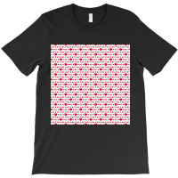 Beautiful Hearts Seamless Patterns-wddga T-shirt | Artistshot