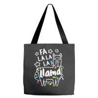 Pajamas Xmas Fa La La Llama Kids Women Christmas Pajama Tote Bags | Artistshot