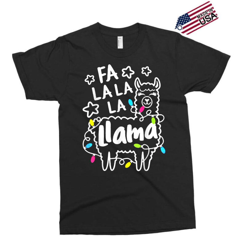 Pajamas Xmas Fa La La Llama Kids Women Christmas Pajama Exclusive T-shirt | Artistshot