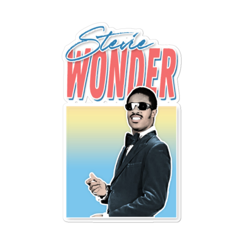 C:\users\dell\desktop\l2\chung 7\stevie Wonder Stevie Wonder _ Retro A Sticker | Artistshot