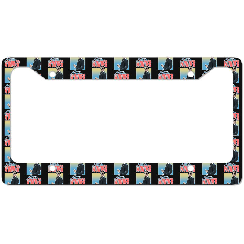 C:\users\dell\desktop\l2\chung 7\stevie Wonder Stevie Wonder _ Retro A License Plate Frame | Artistshot