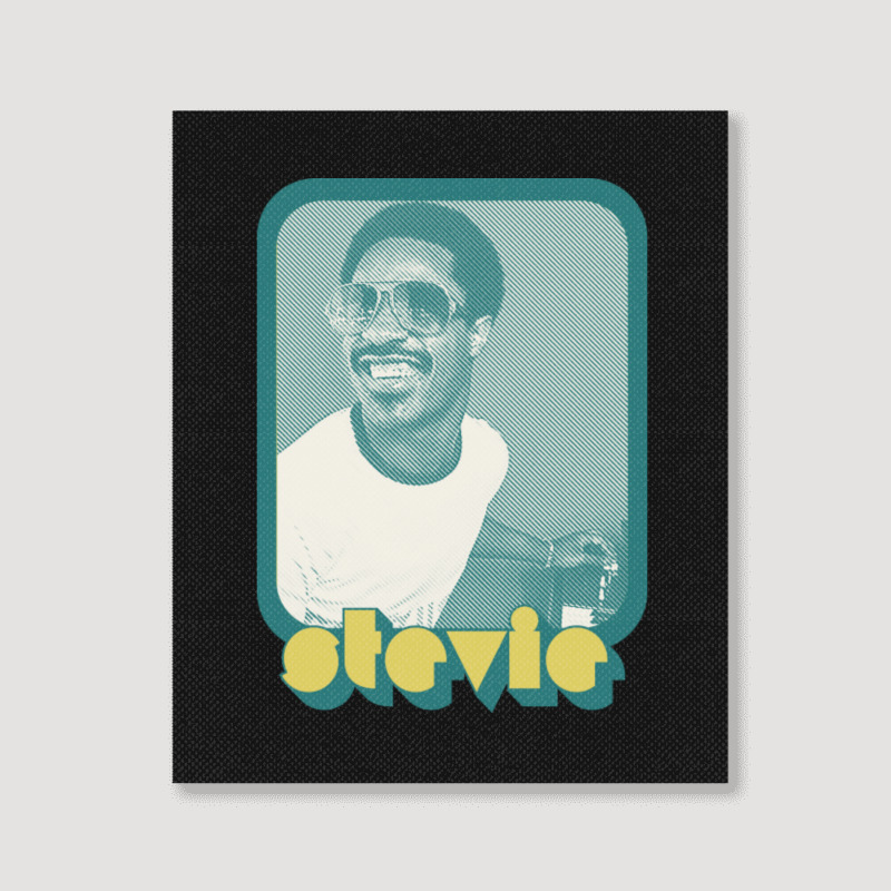 C:\users\dell\desktop\l2\chung 7\stevie Wonder Stevie Wonder ___ Retro Portrait Canvas Print | Artistshot