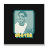 C:\users\dell\desktop\l2\chung 7\stevie Wonder Stevie Wonder ___ Retro Metal Print Square | Artistshot