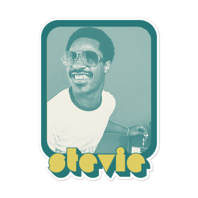 C:\users\dell\desktop\l2\chung 7\stevie Wonder Stevie Wonder ___ Retro Sticker | Artistshot