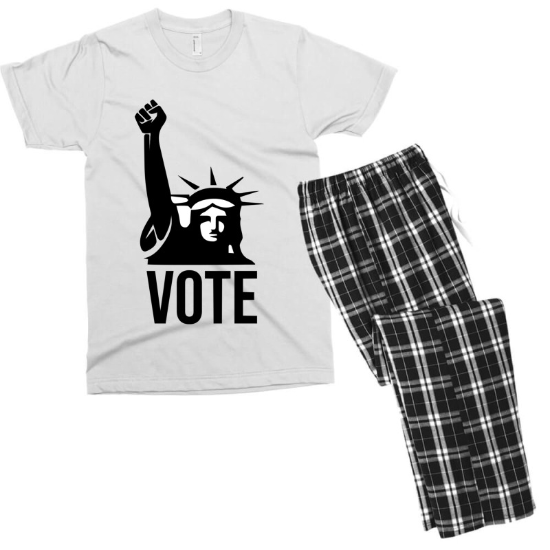 Anti Trumpism Movement - Vote Out Statue Of Liberty (for Joe Biden Pre Men's T-shirt Pajama Set | Artistshot