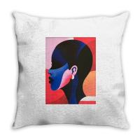 Beautiful Canvas Painting 24x36 Design Throw Pillow | Artistshot