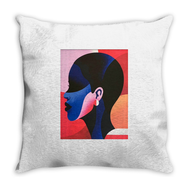 Beautiful Canvas Painting 24x36 Design Throw Pillow by cm-arts | Artistshot