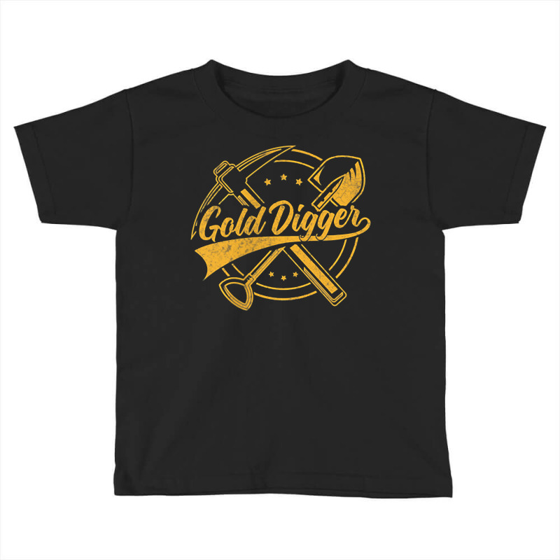 Golden Batch Crossing Pick Breast Pocket For Gold Digger T Shirt Toddler T-shirt by cm-arts | Artistshot