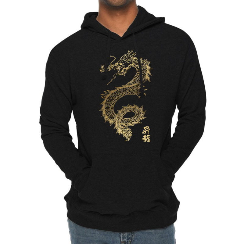 Cool Chinese Dragon Long Sleeve T Shirt Lightweight Hoodie | Artistshot