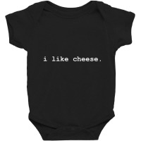 I Like Cheese Minimalist Baby Bodysuit | Artistshot