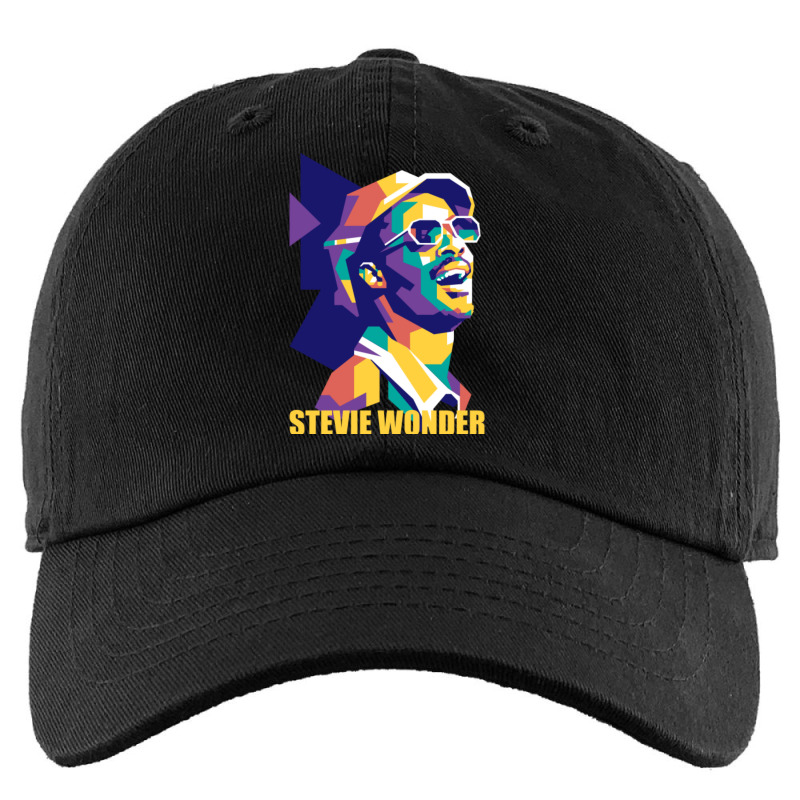 C:\users\dell\desktop\l2\chung 7\stevie Wonder Stevie Wonder Popart_.p Kids Cap | Artistshot