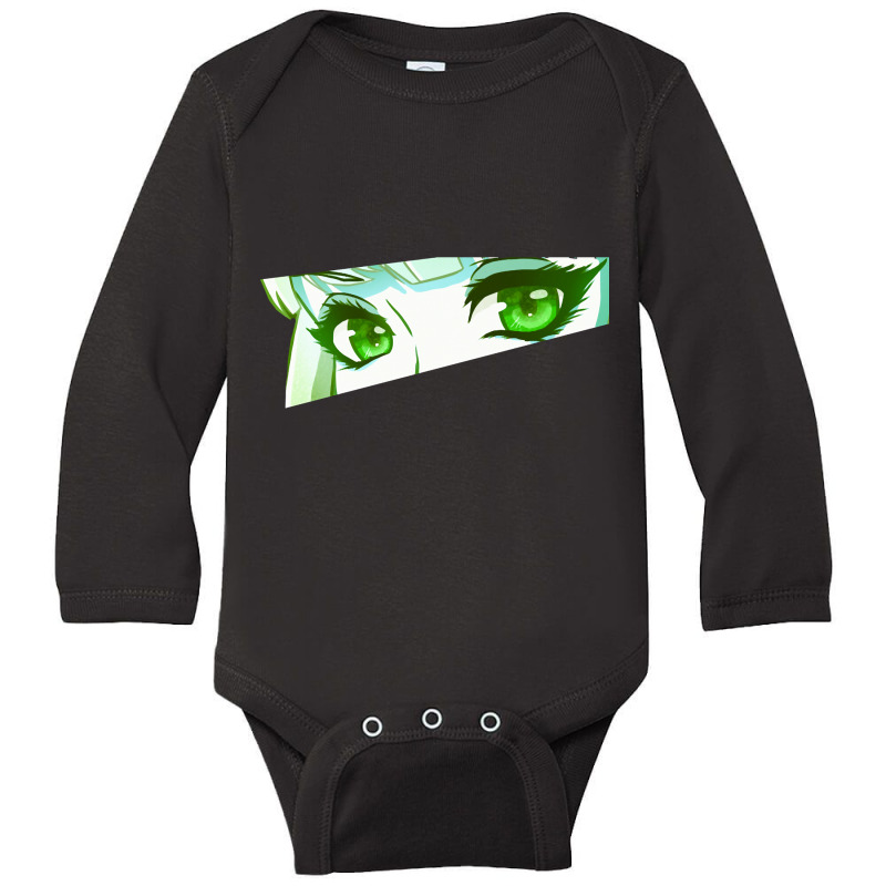 Anime Eyes (green) Long Sleeve Baby Bodysuit | Artistshot